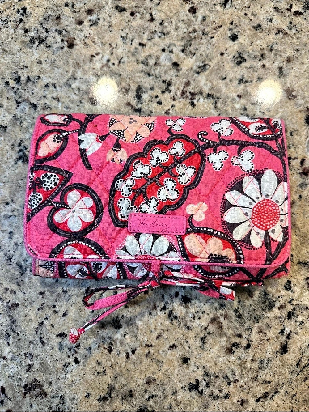 Vera Bradley Jewelry Folio Floral Travel Organizer NWOT